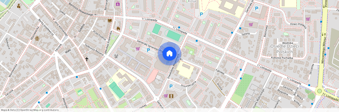 ul. gen. Ignacego Prądzyńskiego, Ostrołęka, mazowieckie