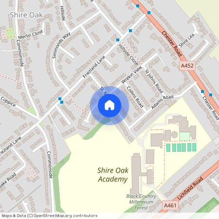 St. Marks Road, Brownhills, Walsall, West Midlands, WS8