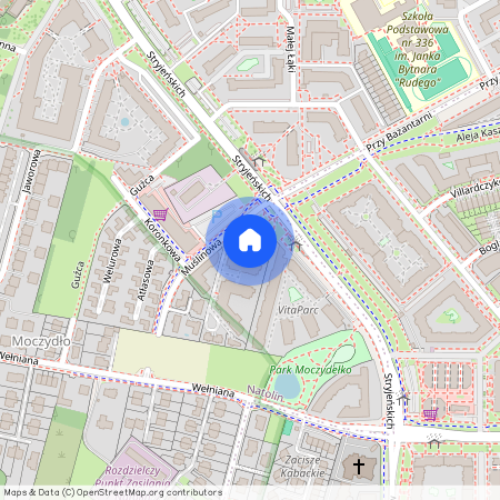 Warszawa, Ursynów, Stryjeńskich