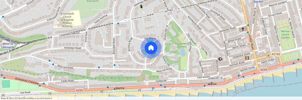 Archery Road, TN38, Crabtree House Archery Road