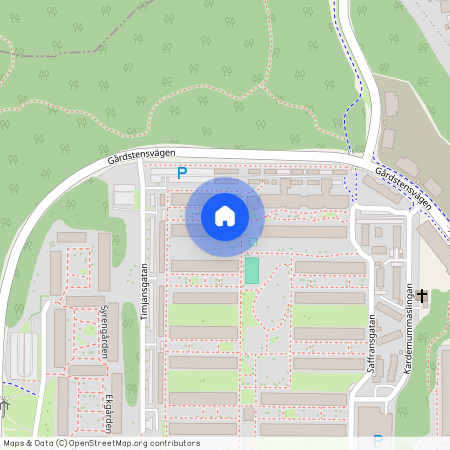 Gårdstensberget, Göteborg, Västra Götaland, Timjansgatan 13 .