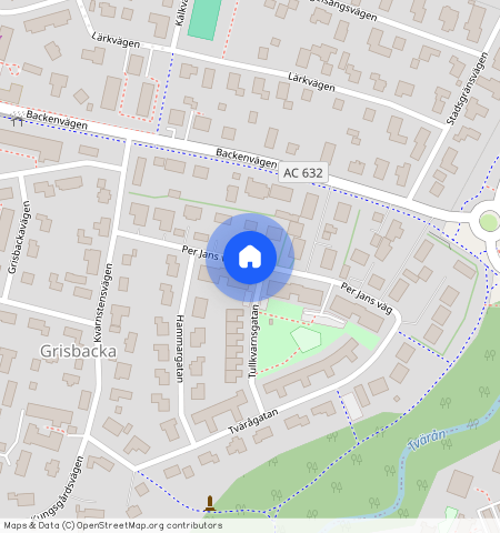 Per Jans väg, Umeå