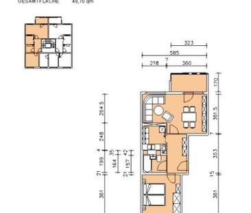 Geräumige 2 Zimmerwohnung mit Balkon - Photo 1