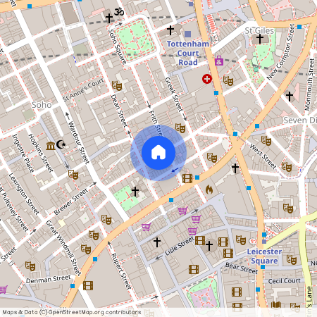 Second Floor, London, W1D