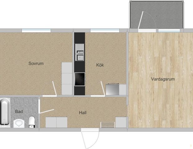 Fredsgatan 5B - Foto 1