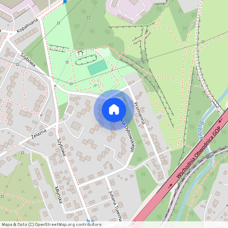 ul. Benedykta Dybowskiego, Niwka, Sosnowiec, śląskie