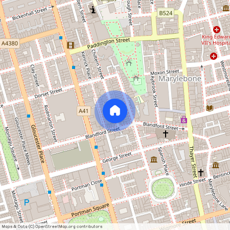 Chiltern Street, Marylebone, London, W1U