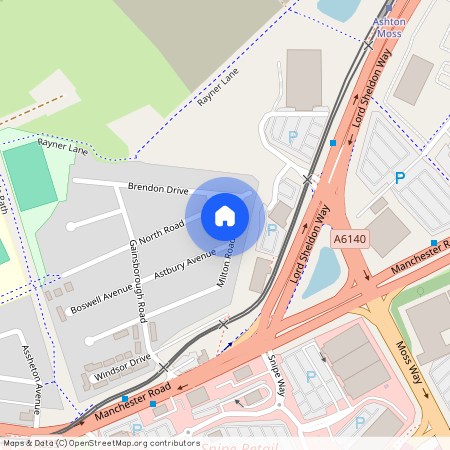 Milton Road, Audenshaw, Manchester, Greater Manchester, M34
