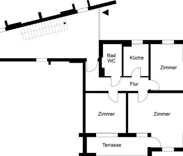 3-Zimmer-Wohnung mit Balkon//EG Whg. 4 - WBS erforderlich - Photo 5