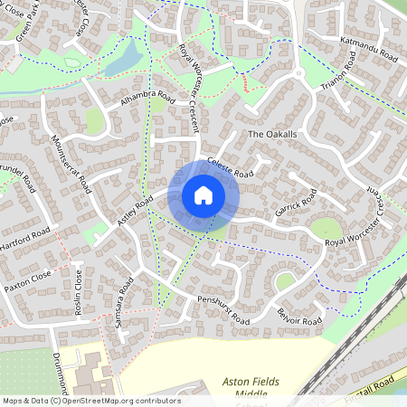 Royal Worcester Crescent, Bromsgrove, Worcestershire, B60