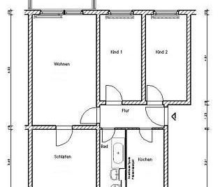 Geräumige und helle 4-Raum-Wohnung mit Balkon - Foto 6