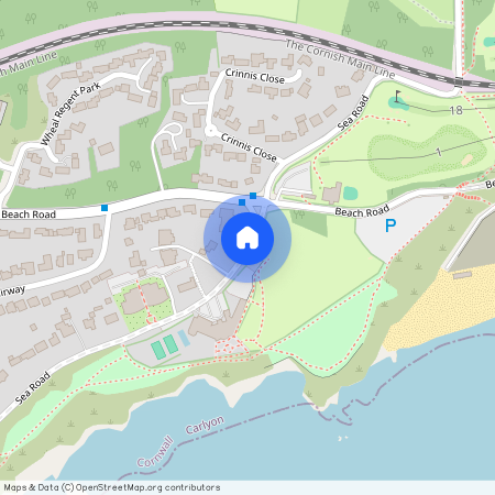 Sea Road, Carlyon Bay, St Austell, Cornwall
