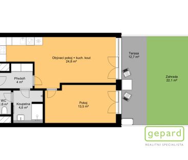 Pronájem bytu 2+kk 49 m² - Photo 1