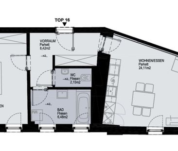 Charmante 2-Zimmer-Altbauwohnung mit voll ausgestatteter Küche in L... - Foto 5