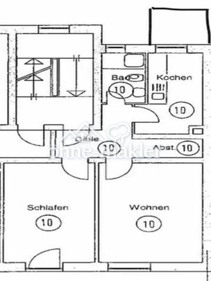 Ruhige 2-Zimmer-Wohnung mit Balkon in Frankfurt-Ginnheim (50 m², 2. OG) - Photo 1