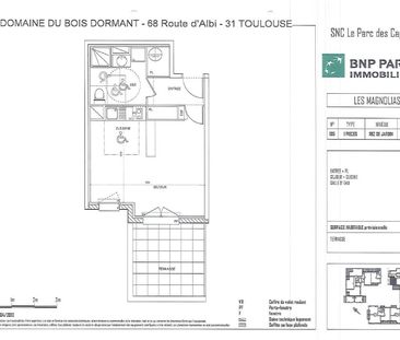 location Appartement F1 DE 33.15m² À TOULOUSE - Photo 2