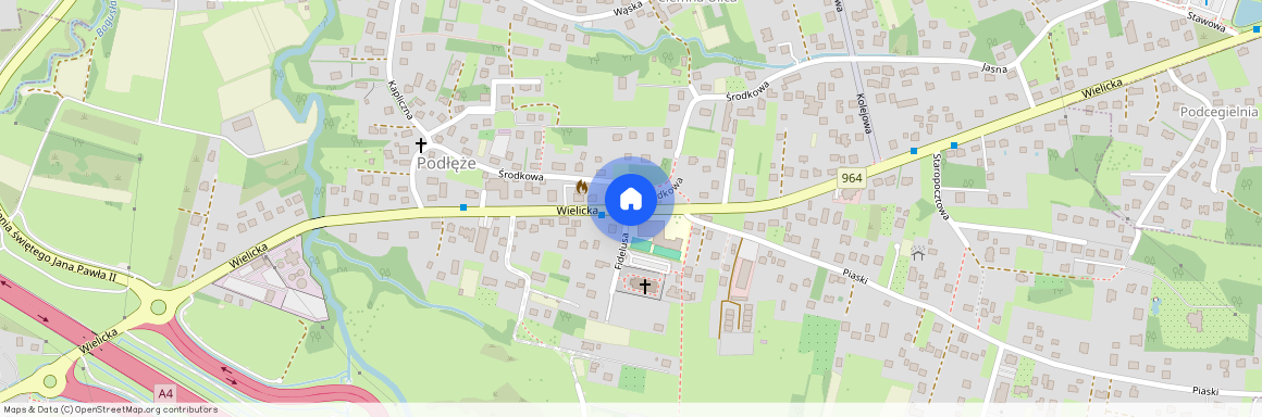 Wielicki, Podłęże