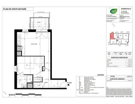 Appartement 2 pièces – 46 m² environ à Chantepie (ref : G175862) - Photo 4