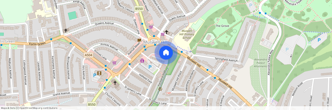 77 Muswell Hill, London, N10 3PJ, United Kingdom