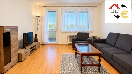 PRENÁJOM | Priestranný zariadený 3-izbový byt s veľkou loggiou – Popradská, Sekčov, 70 m² | 4. poschodie | Výťah | Zariadený | Voľný ihneď - Photo 4