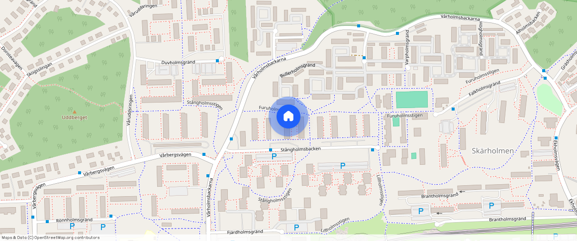 Stångholmsbacken **, Vårberg