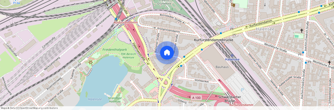 Bornimer Str., Berlin, Halensee, 10711