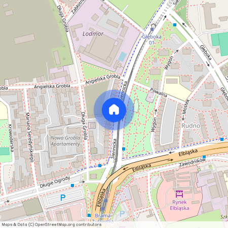 ul. Siennicka, Śródmieście, Gdańsk, pomorskie