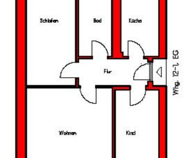 Neustadt i.Sa. - 3 Zimmer, Küche, Bad im EG - Photo 6