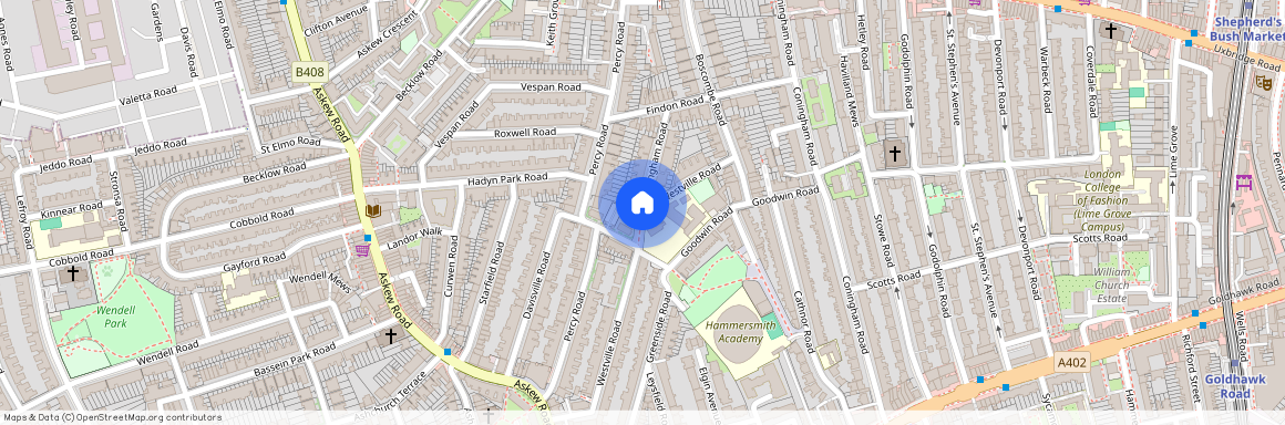 Mark Mansions, Westville Road, Shepherds Bush, London, W12