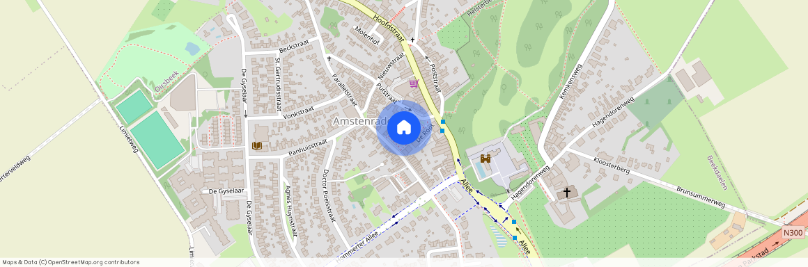 Amstenrade, 6436 BW, Raadhuisplein, Amstenrade