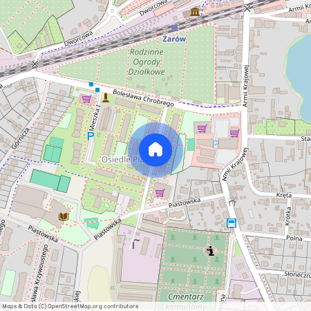 ul. Władysława Łokietka, Żarów, Żarów, świdnicki, dolnośląskie