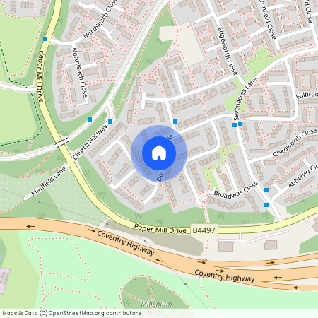 Donnington Close, Redditch B98