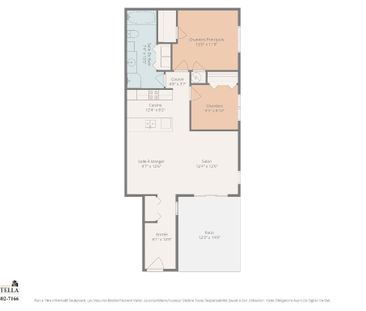 Superbe logement 3 1/2 + bureau à St-Nicolas, 1ier étage, climatisé... - Photo 4