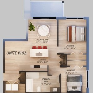 Logement Neuf - 2 Ch. - Tout Inclus - Photo 3