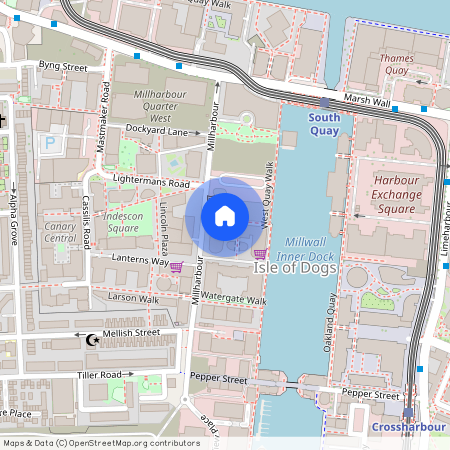 Millharbour, Canary Wharf, E14, London