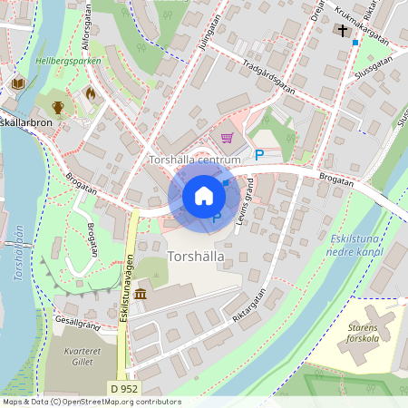 Brogatan 13, Torshälla Centrum +65 År