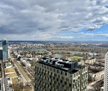 Sunrise over Vienna – Urbanes Ost-Studio im DC2 Tower mit Blick auf... - Photo 5