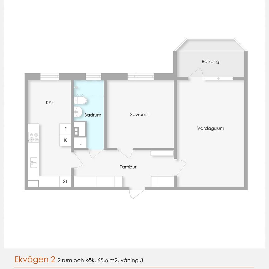 Ekvägen 2 1302 - Foto 2