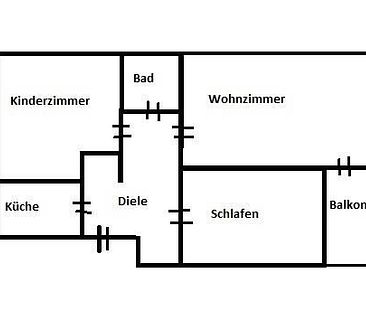 AB sofort 3-Zimmer-Wohnung mit modernem Badezimmer und Vinyl-Boden - Photo 4