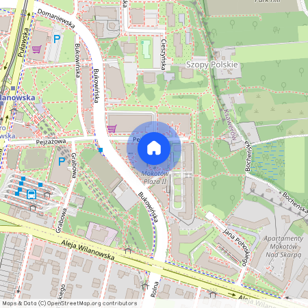 ul. Bukowińska, Ksawerów, Mokotów, Warszawa, mazowieckie