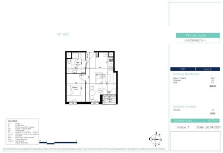 Location Appartement 2 pièces 39m² LE PETIT QUEVILLY 76140 - Photo 5
