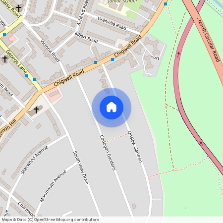Onslow Gardens, South Woodford, E18