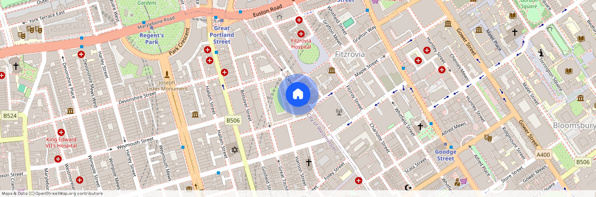 Cleveland Street, Fitzrovia, W1T