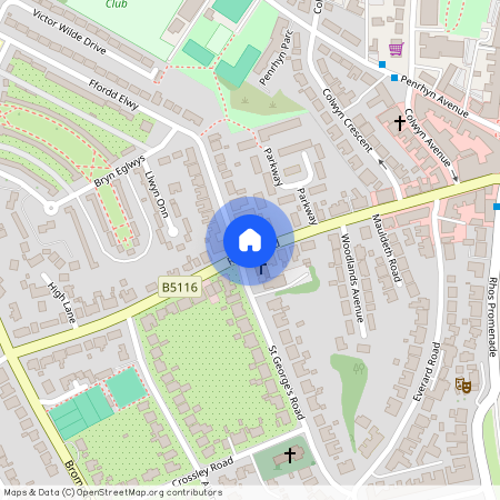 Rhos Road, Rhos On Sea, Colwyn Bay