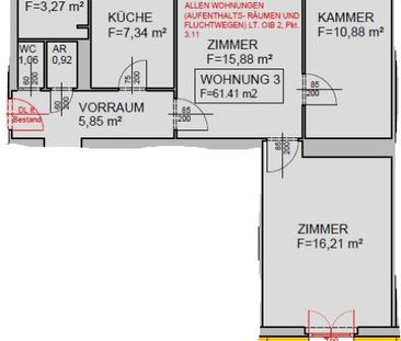 Unbefristete 3-Zimmer-Wohnung mit Balkon! - Photo 1