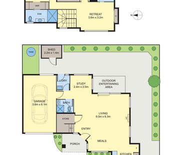 MODERN LIGHT-FILLED TOWNHOUSE NEAR HUNTINGDALE STATION! - Photo 2