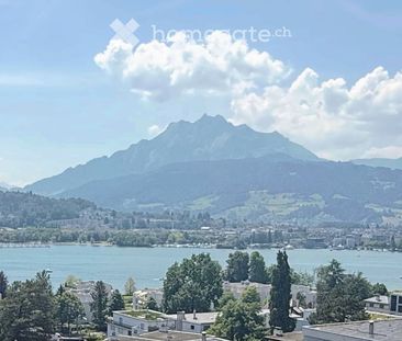 Charmante 3-Zimmer-Wohnung mit Balkon und See- und Bergblick in Luzern - Foto 6