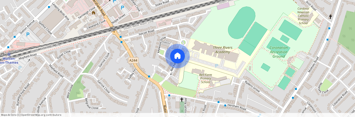 Bell Farm Way, Walton-on-Thames, Surrey, KT12