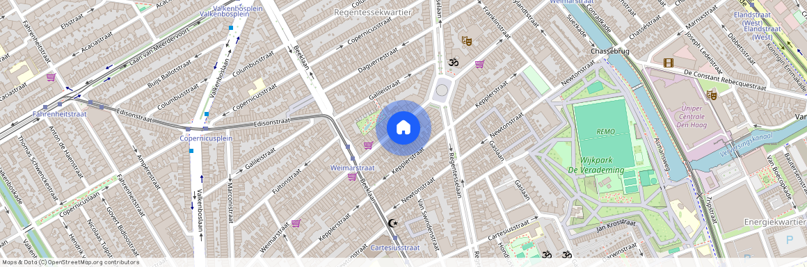 Koningsplein en omgeving, 2562 HC, Weimarstraat, Den Haag