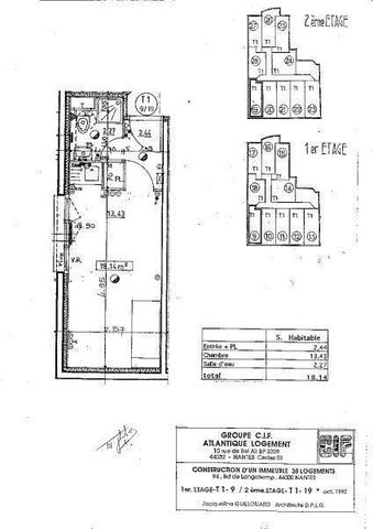 Location appartement t1 18 m² à Nantes (44100) Pont du Cens - Petit Port-Route de Vannes - Photo 5